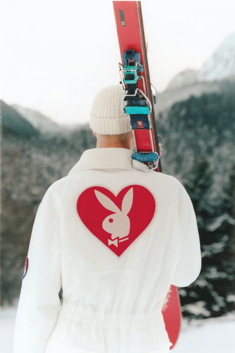 nude project, playboy, knitwear, logo jumpers, couple, snow, dresses, shorts