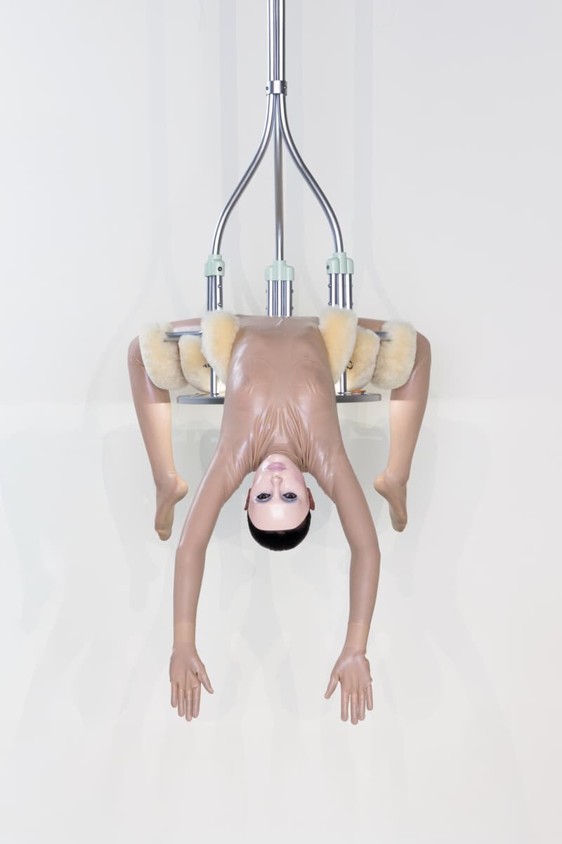 Bianca Censori, BIO POP, seoul, art, performance, furniture, contortionist, women's bodies, sculpture, celebrity