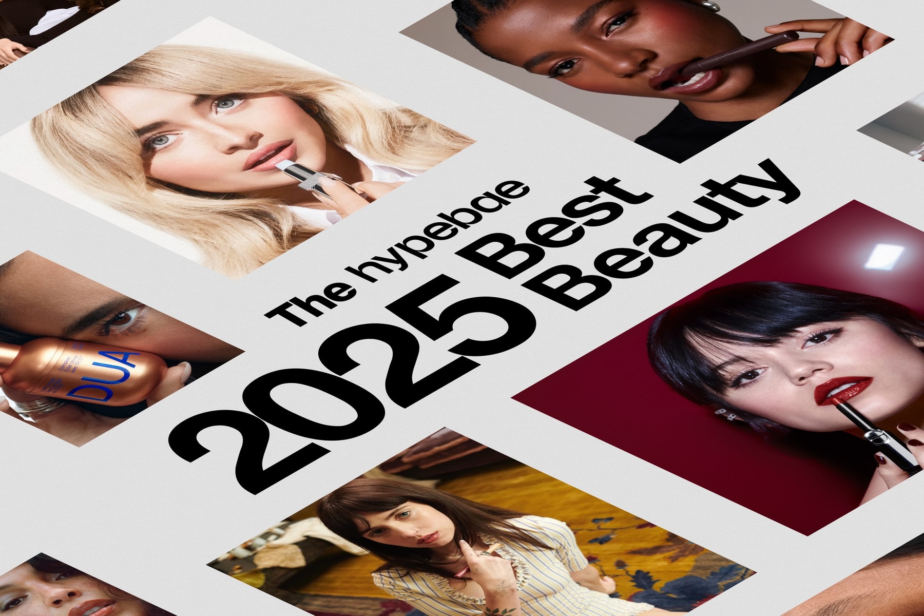 Best Beauty 2025, Sabrina Carpenter, Prada Beauty, Dua Lipa, Jenna Ortega, Dior, M.ph, Clairo, ILIA, Fara Homidi, Paloma Elsesser