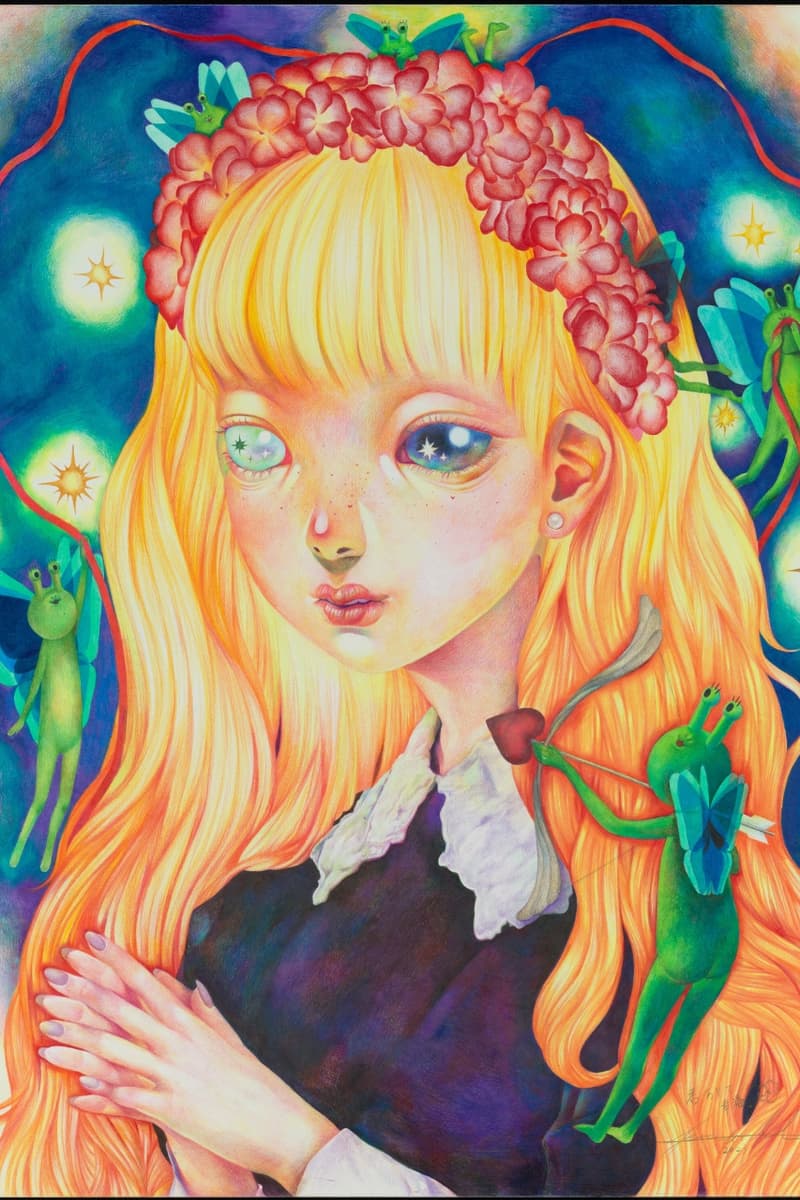 Junna Maruyama, los angeles, usa, exhibitions, art, painting, anime, manga, surrealism, japan