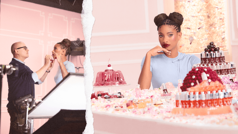 dior addict perfumes christian parfums rosy glow peachy glow purple glow fragrances scents perfumes lip glow oils beauty makeup jisoo k pop anya taylor joy willow smith singers pop stars hollywood actresses campaign winter 2026 2025 collection