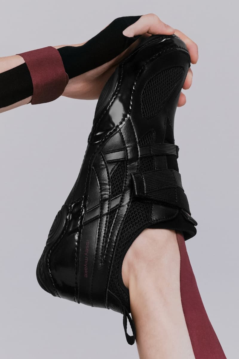 issey miyake, asics, sneakers, trainers, footwear, shoes, sports, models, fashion, campaigns