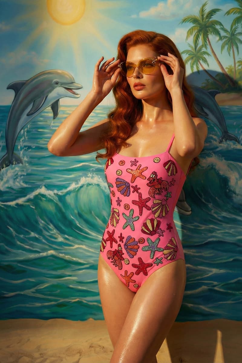 Oceanus, disney, the little mermaid, collaborations, party dresses, selfridges, London, fashion, models, campaigns