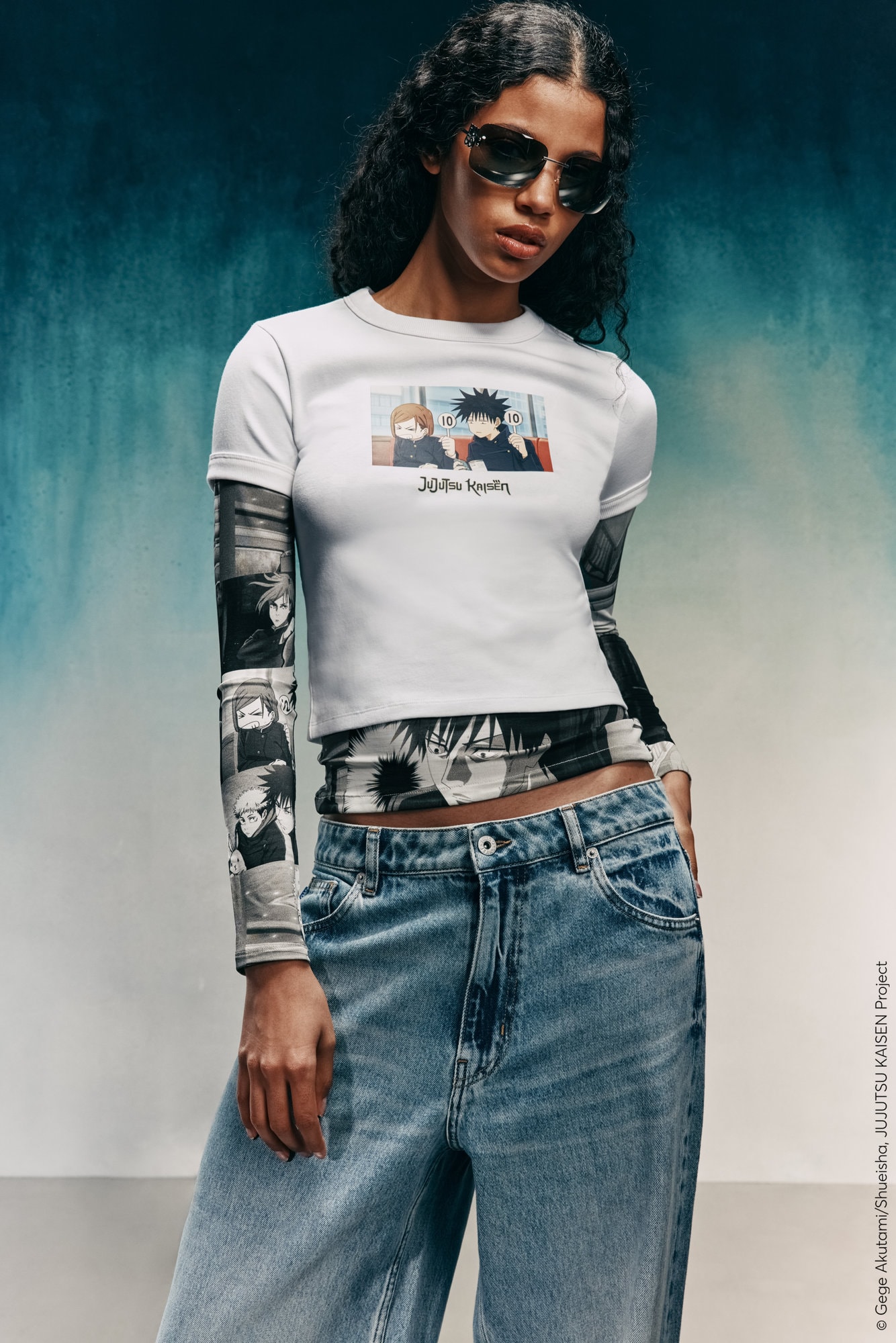 HUGO, anime, Jujutsu Kaisen, collaborations, fashion, manga, clothing, models, campaigns