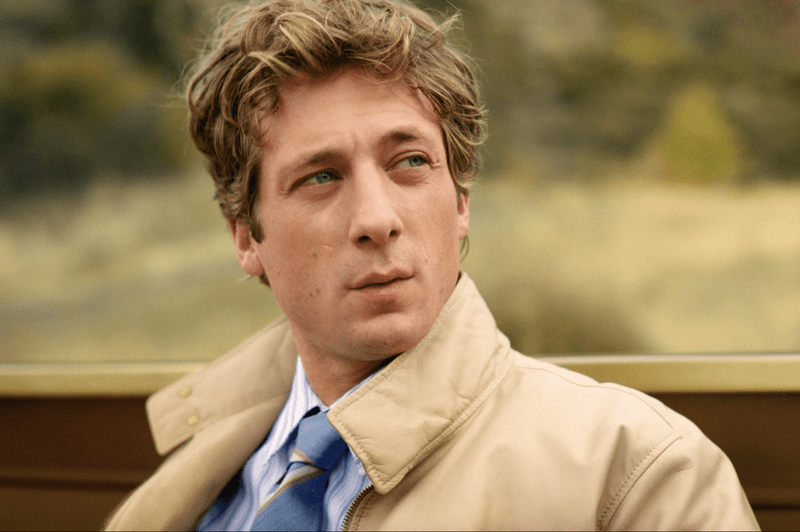 jeremy allen white, travel, train, louis vuitton, luggage, pusha T