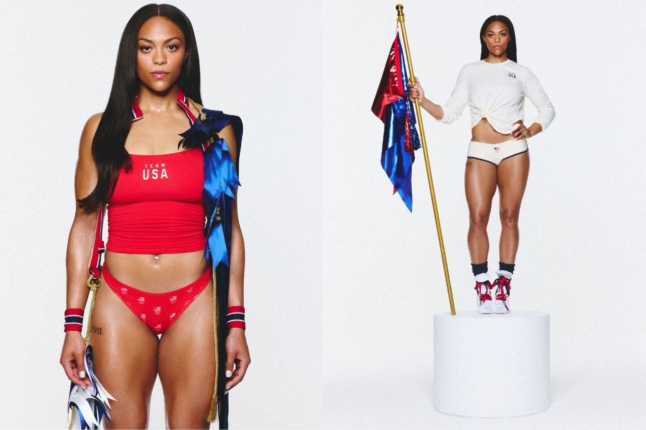 Kaysha Love, Team USA, SKIMS, Winter Olympics 2026, Milano Cortina 2026, Winter Olympics, Olympics, Bobsledding, Activewear