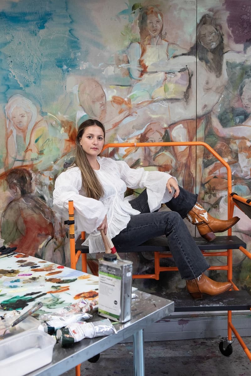 L'Appartement Gallery, Konstantina Krikzoni, paintings, female body, figures, art, exhibitions, galleries, switzerland, artist