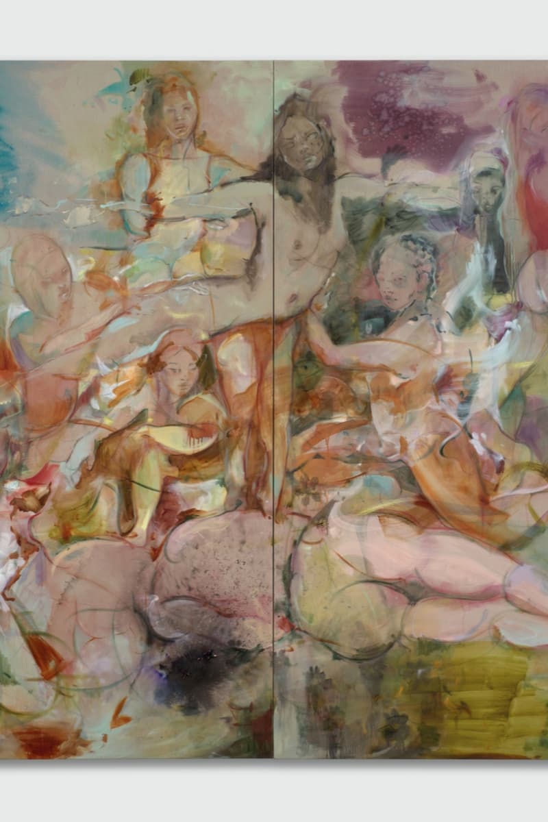 L'Appartement Gallery, Konstantina Krikzoni, paintings, female body, figures, art, exhibitions, galleries, switzerland, artist