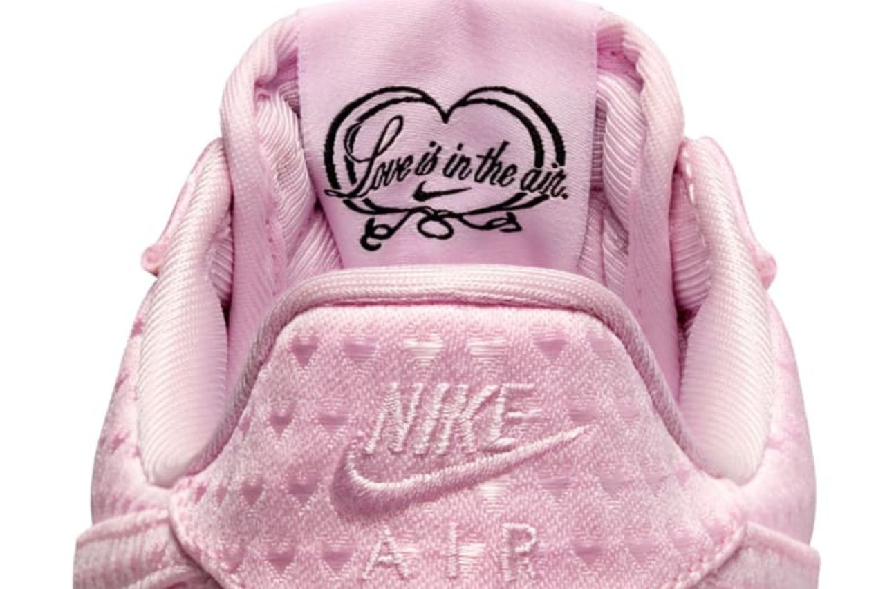 Nike, Air Force 1, Valentine's Day, Sneakers, Pink Sneakers, Love, Romance, Swoosh