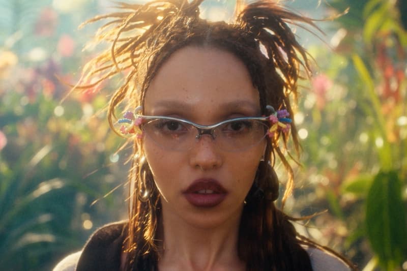 Gentle Monster, FKA Twigs, sunglasses, glasses, fashion, campaign, spring, bouquet, eyewear