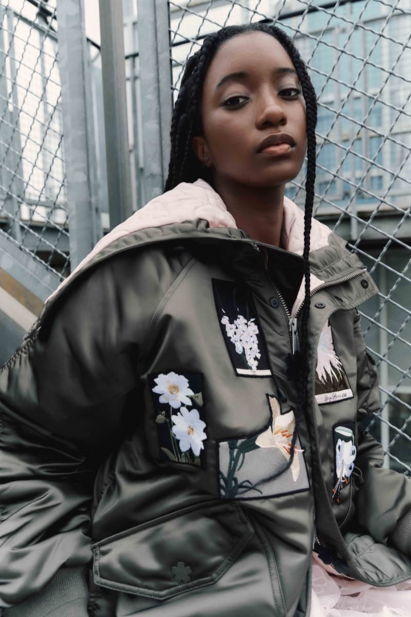 Alpha Industries, Cecilie Bahnsen, collaboration, fashion, campaign, bomber jacket, clothing, models