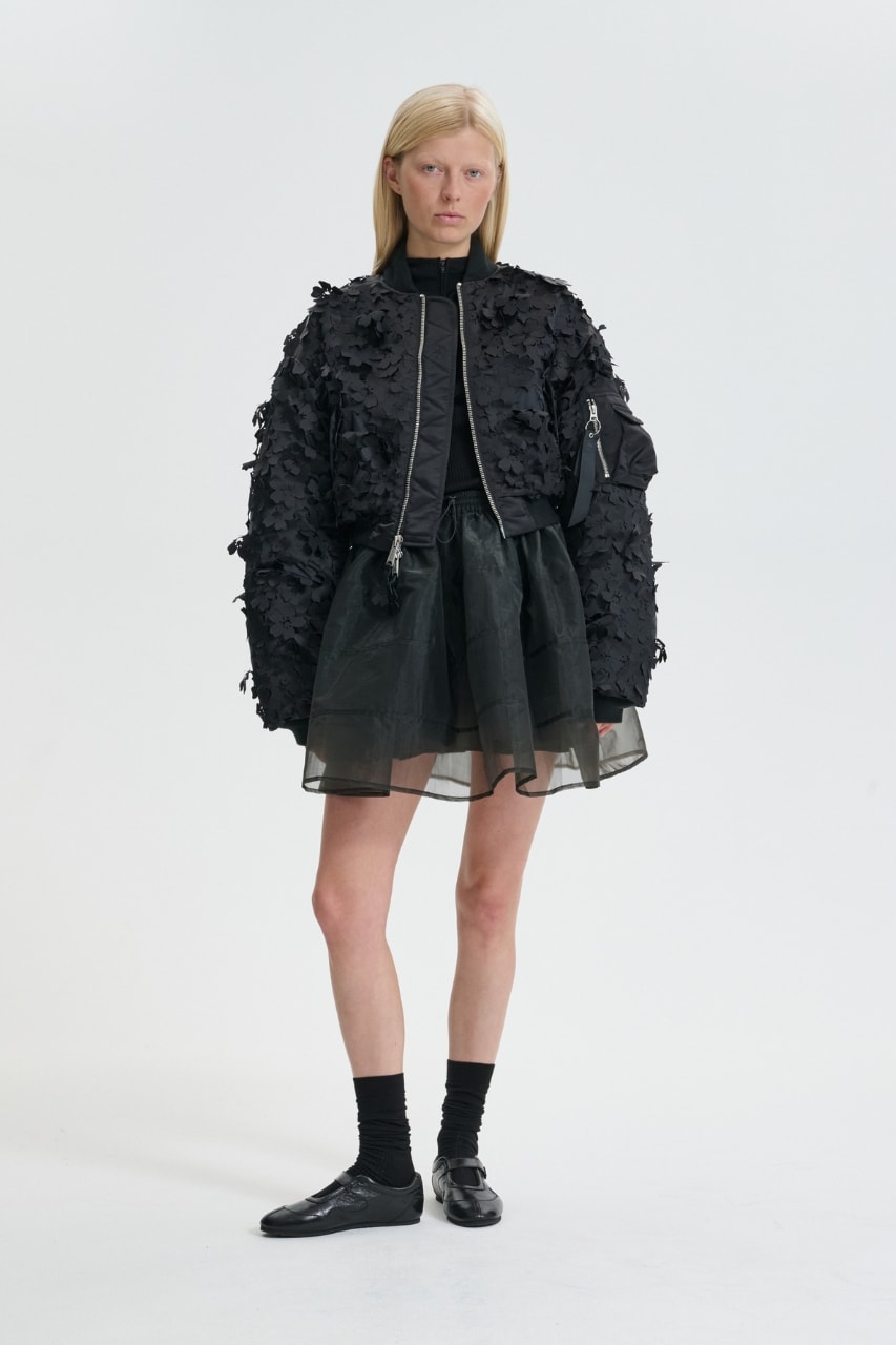 Alpha Industries, Cecilie Bahnsen, collaboration, fashion, campaign, bomber jacket, clothing, models