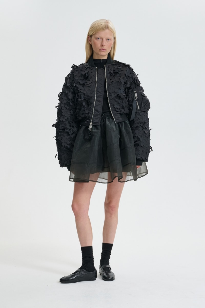 Alpha Industries, Cecilie Bahnsen, collaboration, fashion, campaign, bomber jacket, clothing, models