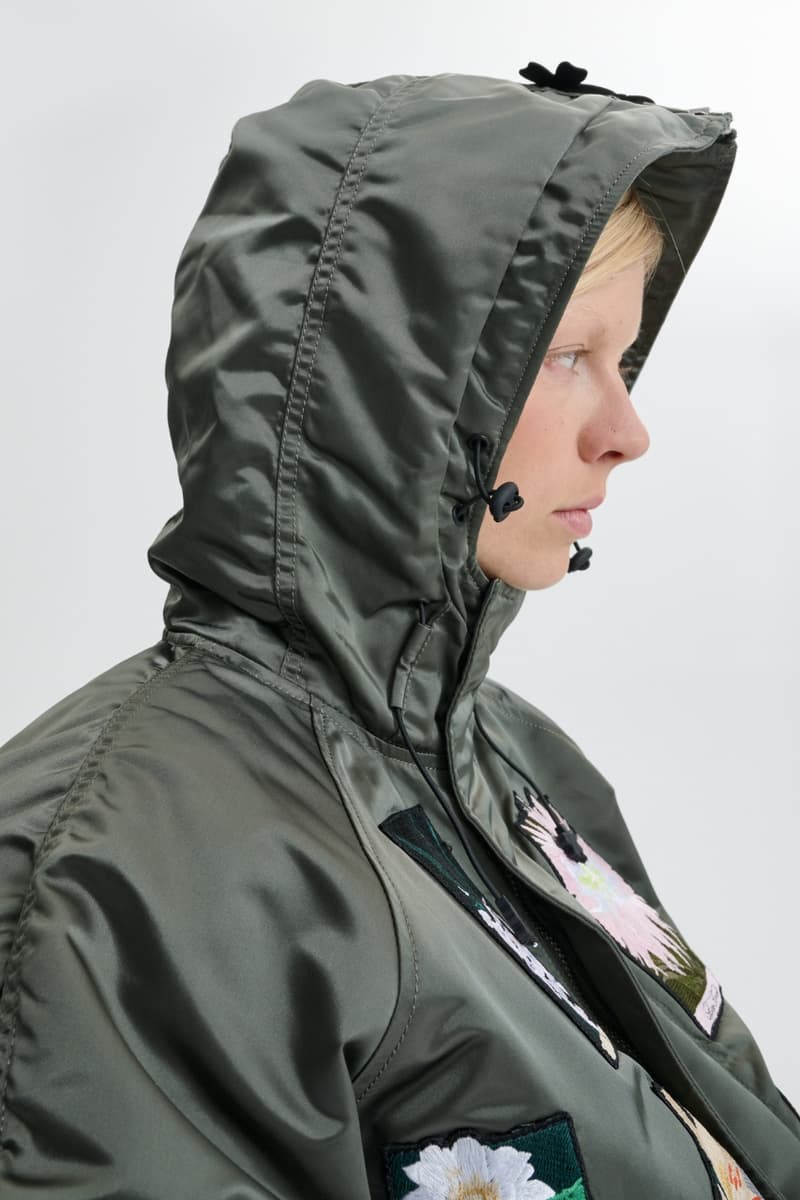 Alpha Industries, Cecilie Bahnsen, collaboration, fashion, campaign, bomber jacket, clothing, models