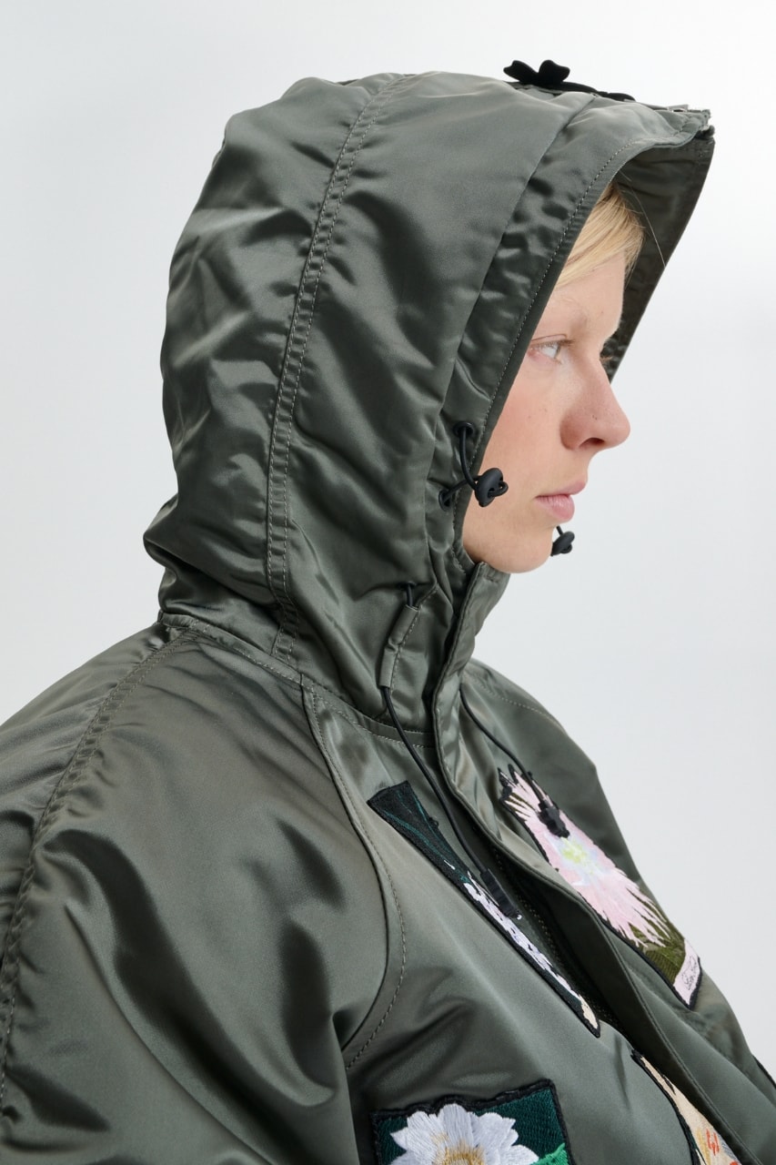 Alpha Industries, Cecilie Bahnsen, collaboration, fashion, campaign, bomber jacket, clothing, models