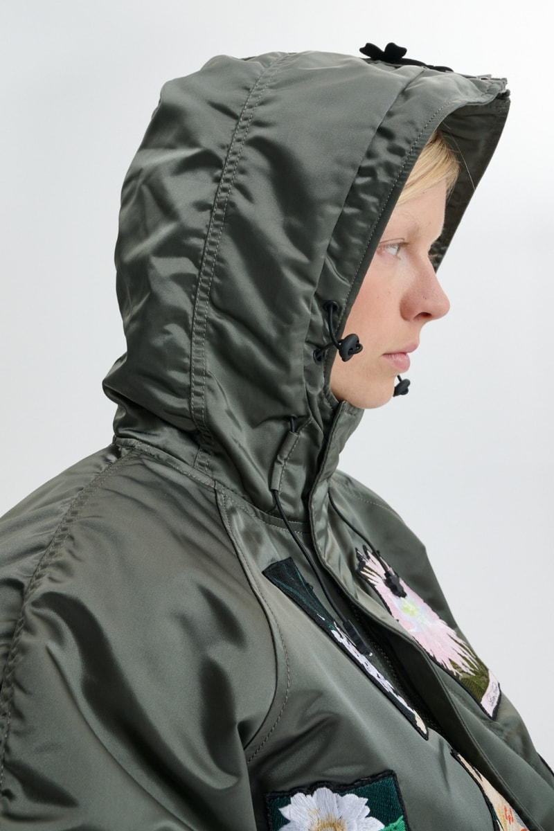 Alpha Industries, Cecilie Bahnsen, collaboration, fashion, campaign, bomber jacket, clothing, models