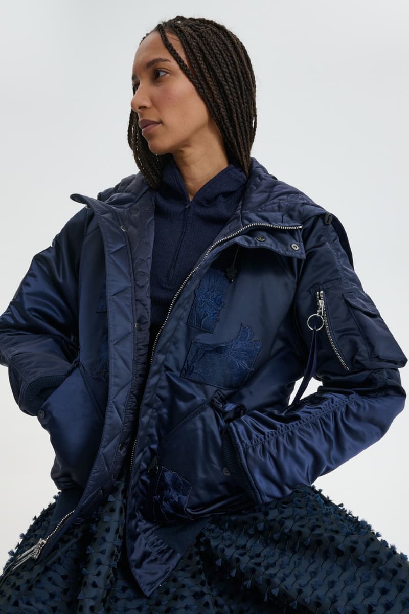 Alpha Industries, Cecilie Bahnsen, collaboration, fashion, campaign, bomber jacket, clothing, models