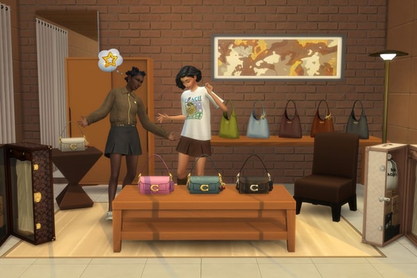 Coach, The Sims 4, The Sims, Sims Fashion, Coach Tabby, Coach Brooklyn, Fashion, Gaming, Electronic Arts, Collaborations