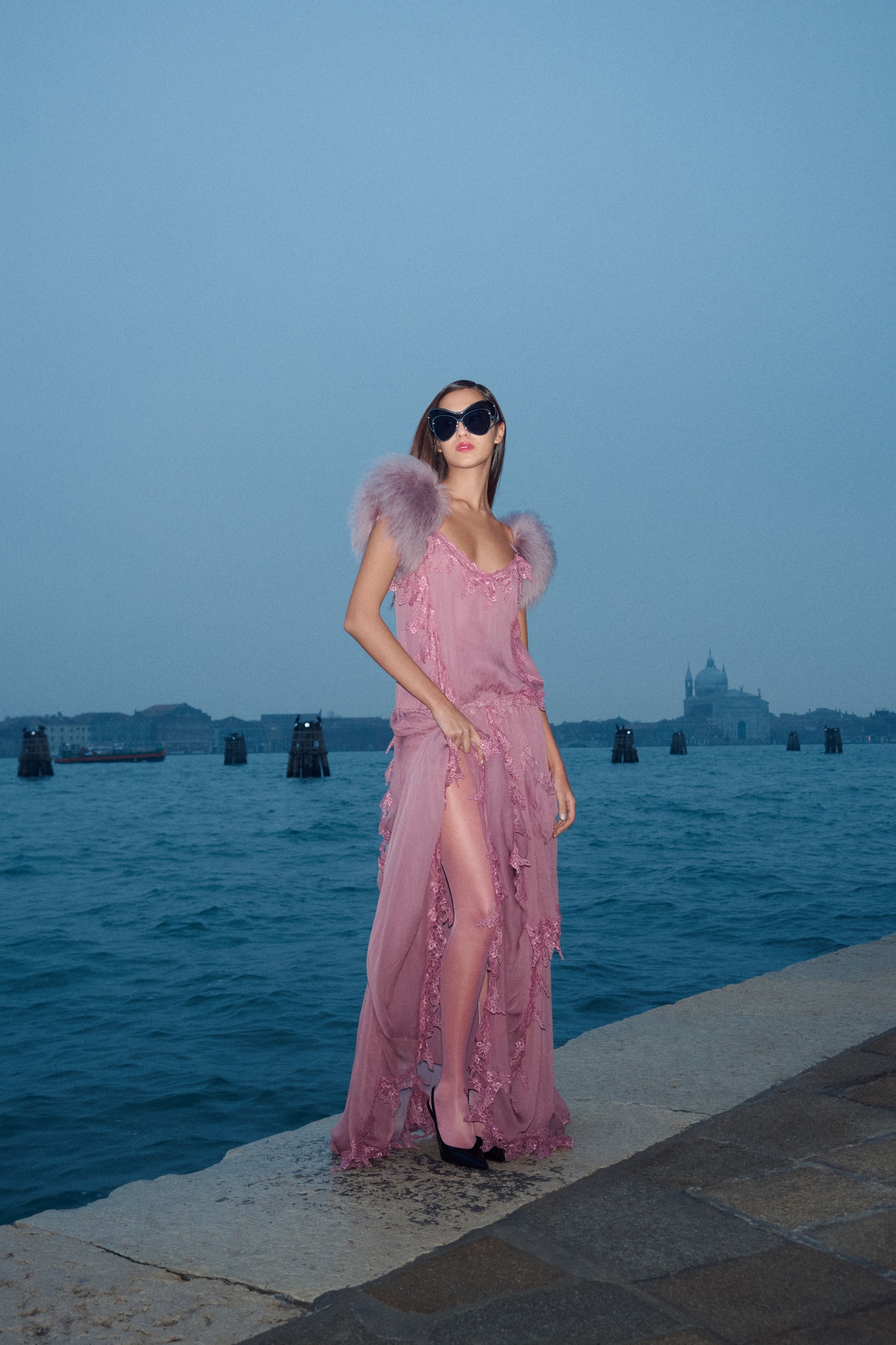 blumarine, david koma, red lace, venetian nights, masks, bodysuits, gowns, women