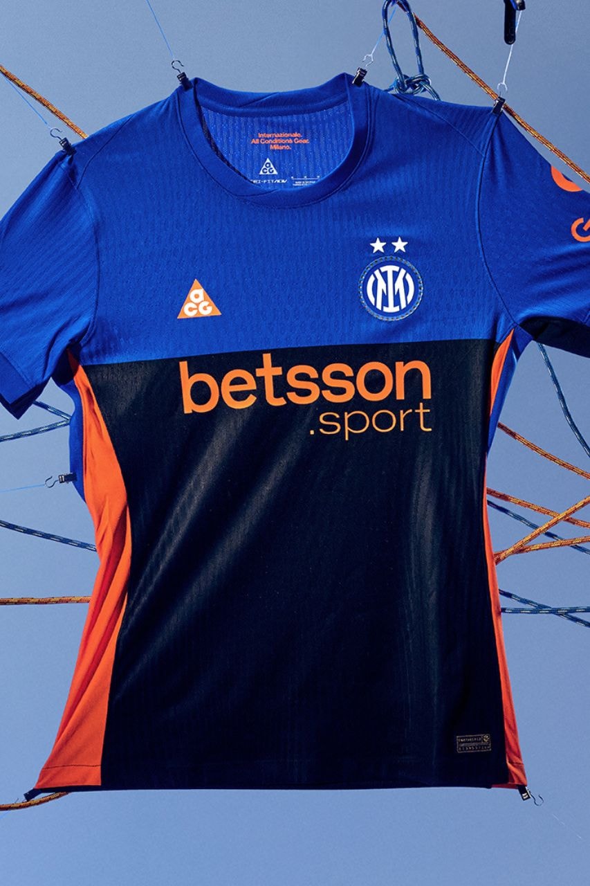 Inter Milan, Internazionale Milano, Serie A, Nike, Nike ACG, Gorpcore, football kits, Collaborations, Football, Soccer