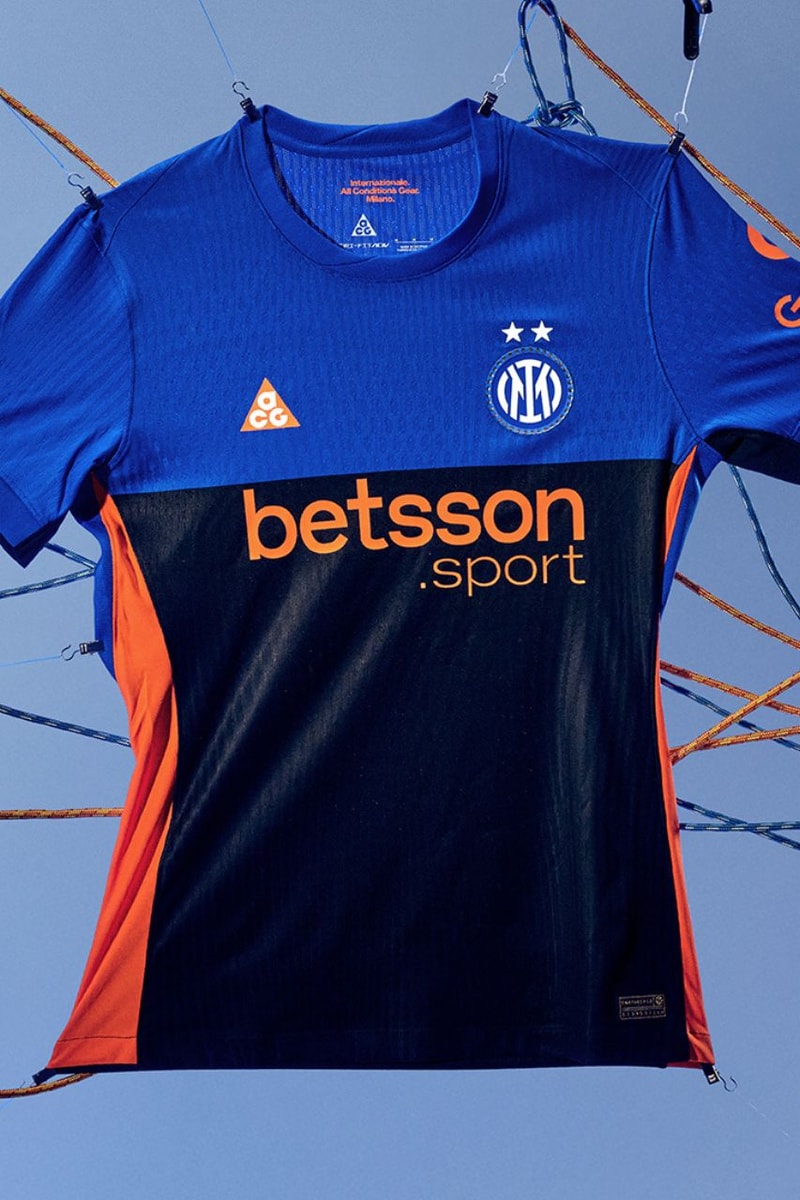 Inter Milan, Internazionale Milano, Serie A, Nike, Nike ACG, Gorpcore, football kits, Collaborations, Football, Soccer