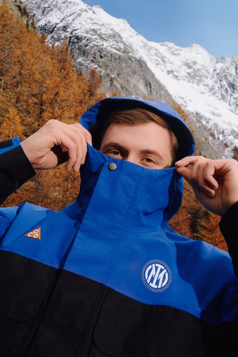 Inter Milan, Internazionale Milano, Serie A, Nike, Nike ACG, Gorpcore, football kits, Collaborations, Football, Soccer