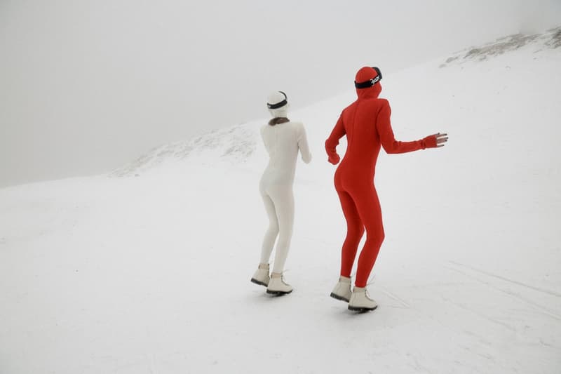 The Frankie Shop, apres ski, collections, campaign, chalet, ski, snow, fashion, models, faux fur, clothing