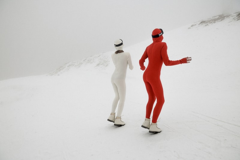 The Frankie Shop, apres ski, collections, campaign, chalet, ski, snow, fashion, models, faux fur, clothing