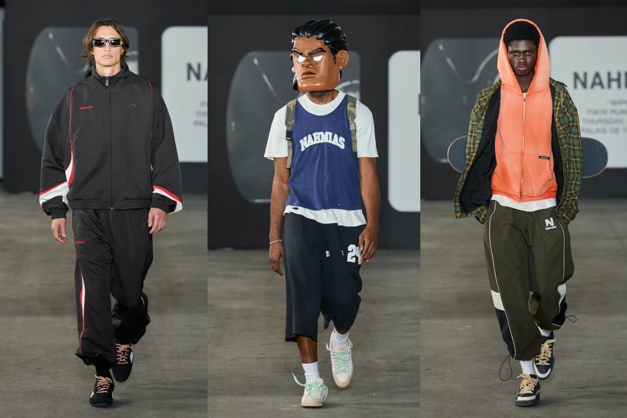fashion week, mens fashion, fw26, runway, catwalk, collaborations, NAHMIAS, Willy Chavarria, adidas, puma, Junya Watanabe, models