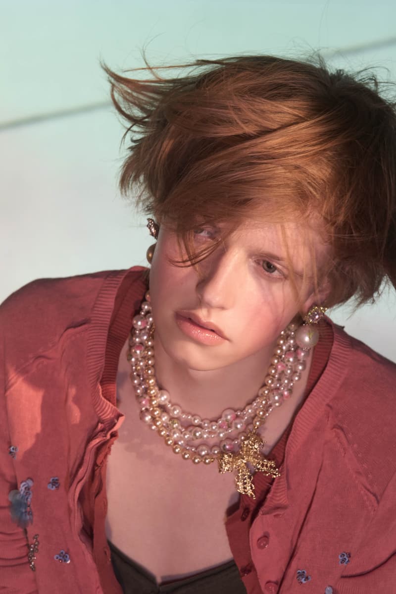 shushu tong, messy hair, pillow, models jumping, dancing, silky