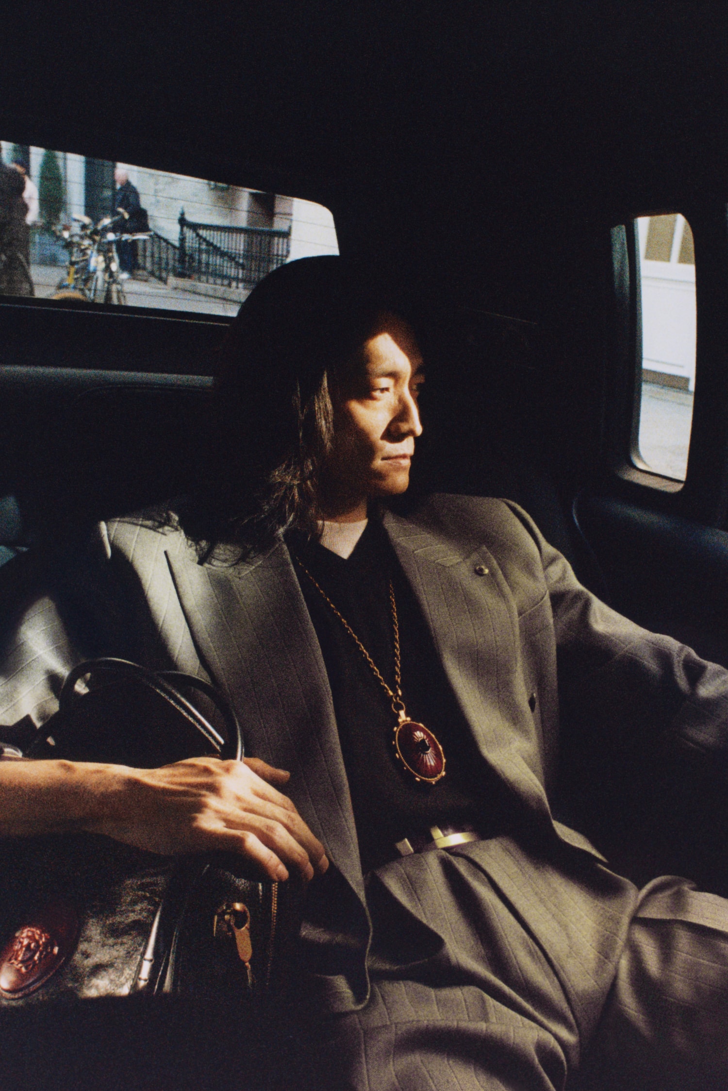 versace, dario vitale, lexee smith, steven meisel, models, group