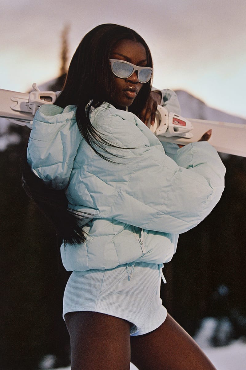 Anok Yai Rhode Caffeine Reset campaign model skincare 2026