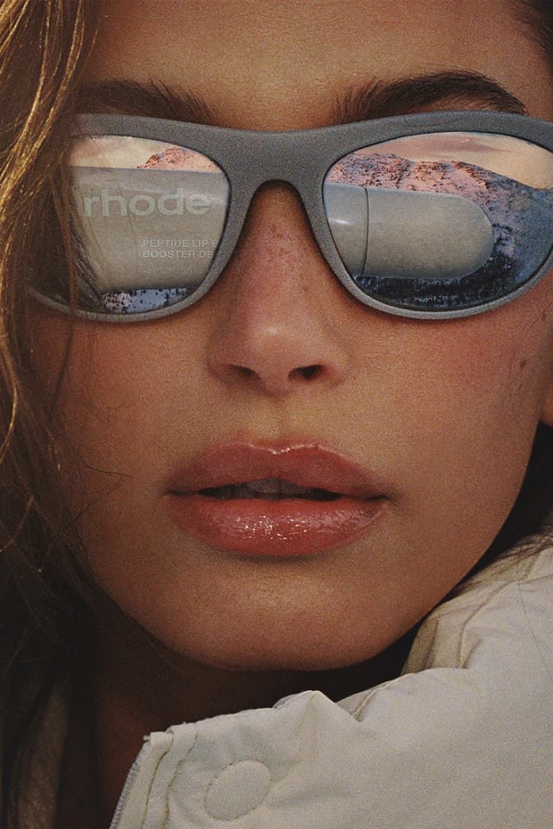 Anok Yai, Hailey Bieber, Rhode, Skincare, Caffeine Reset, Peptide Lip Boost, Campaigns