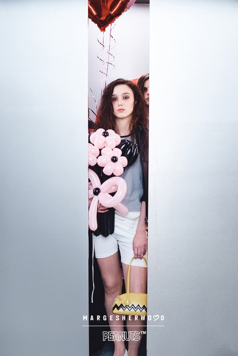 tshirts, pink bags, hearts, peanus brand, 