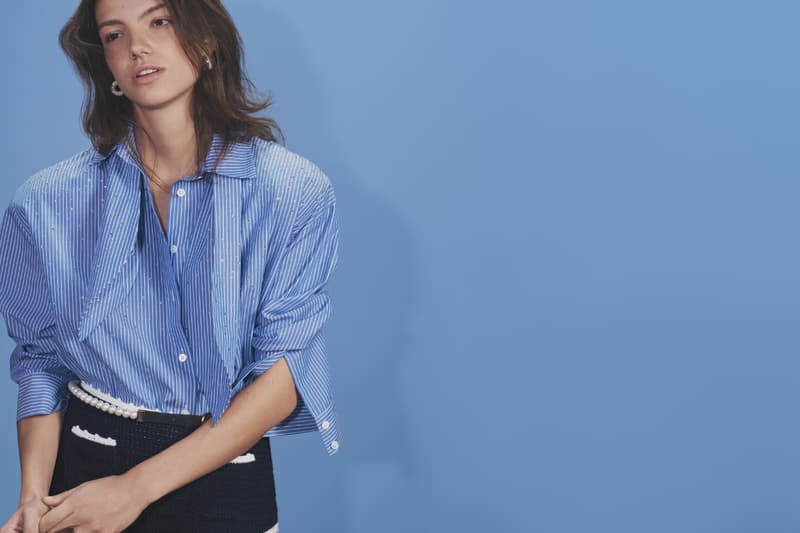 Maje, paris, french, fashion, models, ss26, campaigns, shirts, clothing, pants