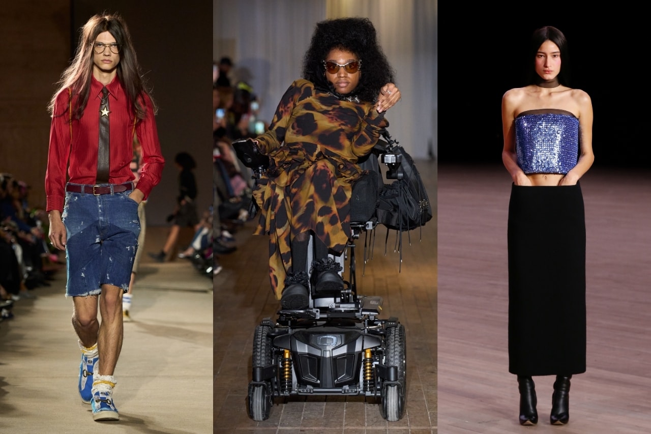 new york, fashion week, runway, coach, collina strada, marc jacobs, models, wheelchair, sheer dress