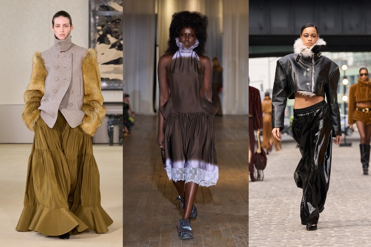 runway, milan, london, paris, new york, hair, lace up boots, leather trousers, snake print, texture