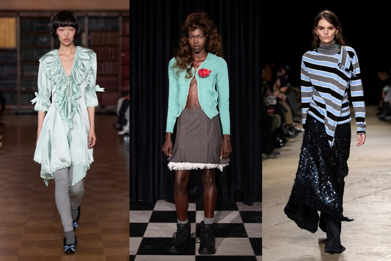 runway, milan, london, paris, new york, hair, lace up boots, leather trousers, snake print, texture