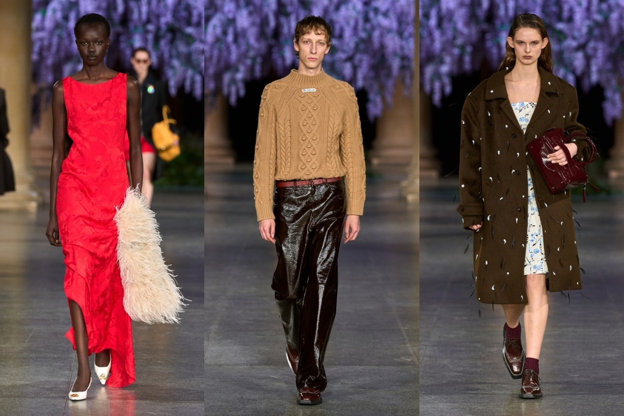 london fashion week, tolu coker, king charles, paul mescal, runway, dresses, tartan