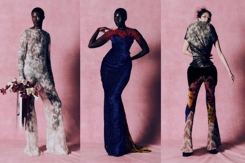 london fashion week, tolu coker, king charles, paul mescal, runway, dresses, tartan