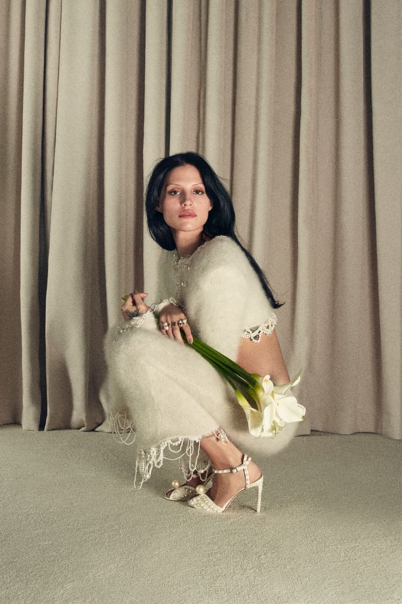 gabbriette, bridal campaign, wedding, Jimmy Choo, campaigns, fashion, matty Healy