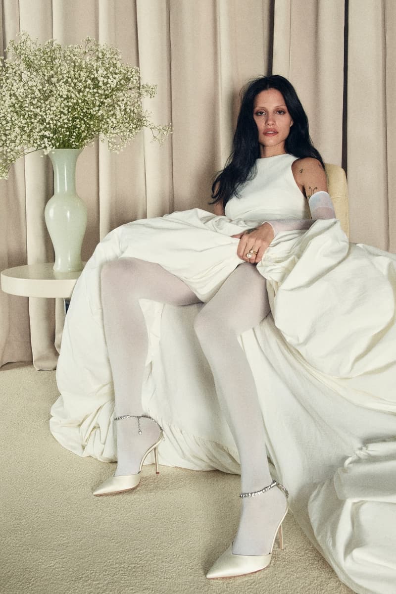 gabbriette, bridal campaign, wedding, Jimmy Choo, campaigns, fashion, matty Healy