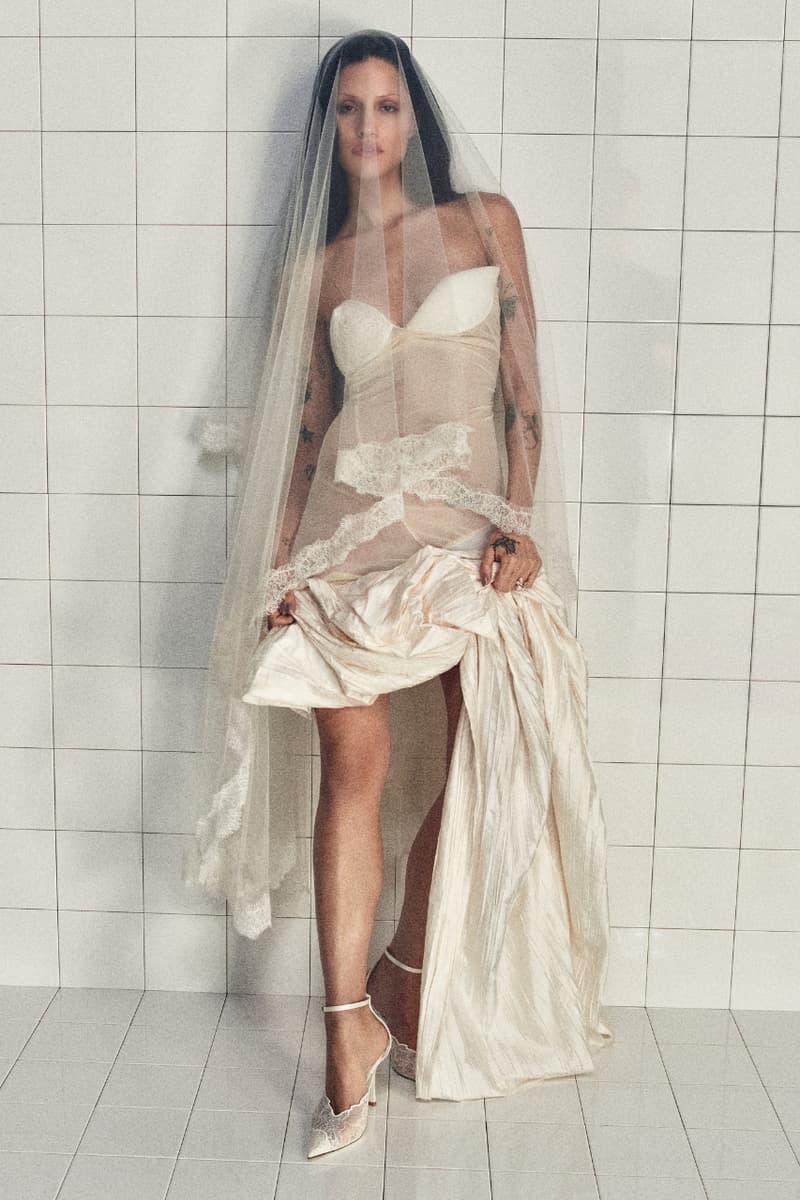 gabbriette, bridal campaign, wedding, Jimmy Choo, campaigns, fashion, matty Healy