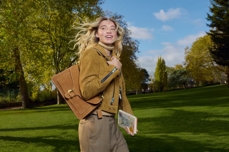 Coach, bags, tabby bag, books, bag charms, reading, trends, news, campaigns, elle fanning, Storm Reid, fashion