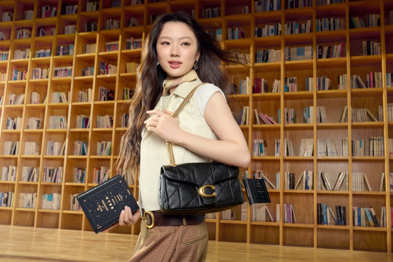 Coach, bags, tabby bag, books, bag charms, reading, trends, news, campaigns, elle fanning, Storm Reid, fashion