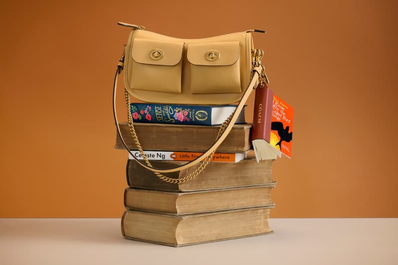 Coach, bags, tabby bag, books, bag charms, reading, trends, news, campaigns, elle fanning, Storm Reid, fashion