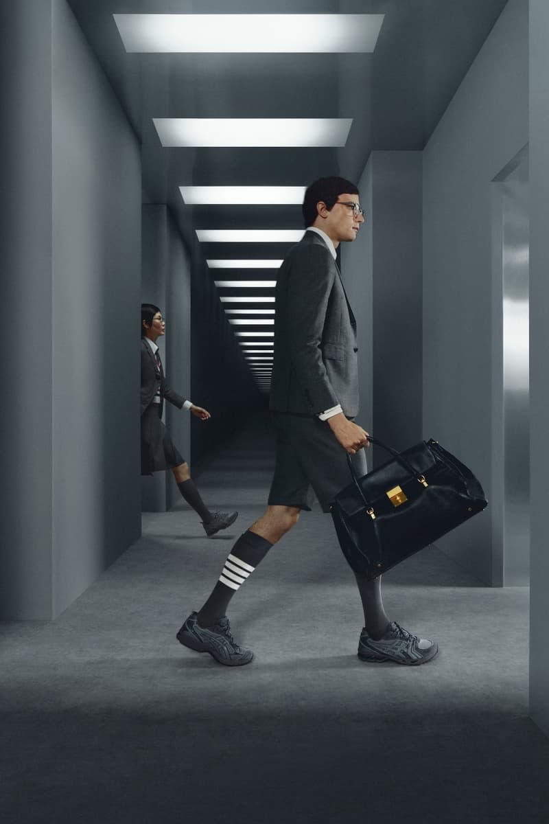Thom Browne, Sneakers, ASICS, collarorations, footwear, trainers, fashion, campaigns, shoes