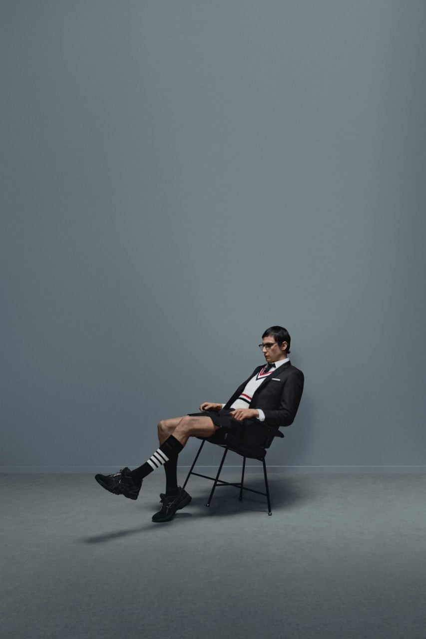Thom Browne, Sneakers, ASICS, collarorations, footwear, trainers, fashion, campaigns, shoes