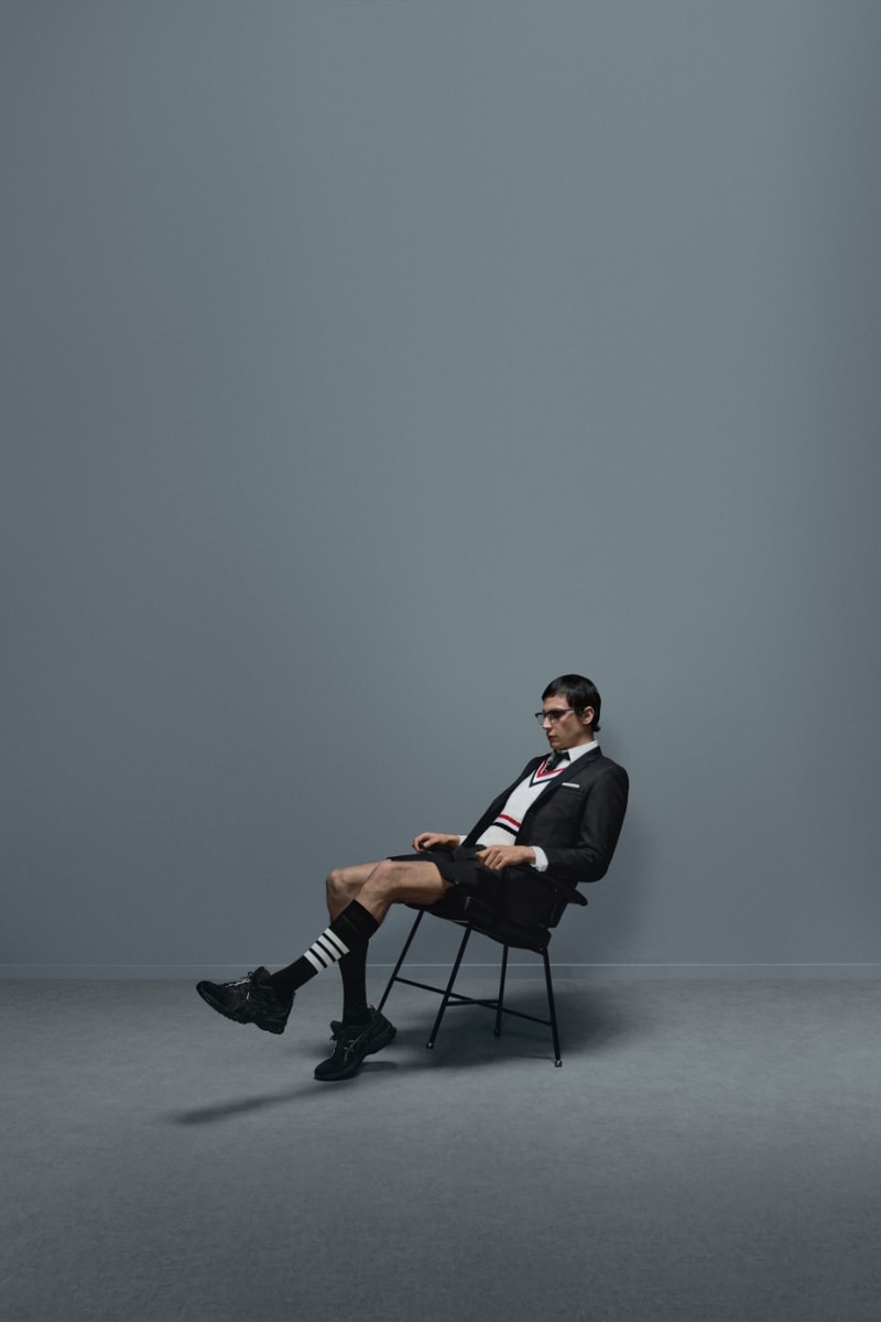 Thom Browne, Sneakers, ASICS, collarorations, footwear, trainers, fashion, campaigns, shoes