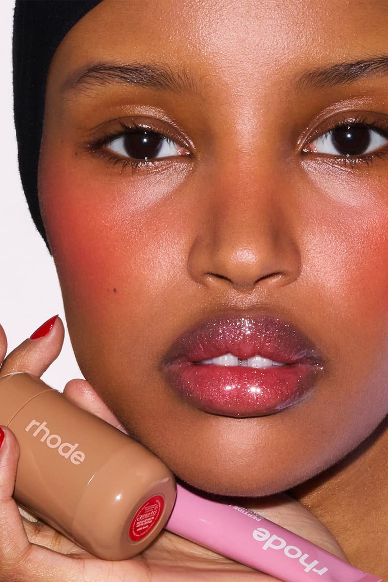 Sarah Pidgeon, Love Story, Rhode, Hailey Bieber, Makeup, Campaigns, Pocket Blush, Peptide Lip Tints, Lip Cases